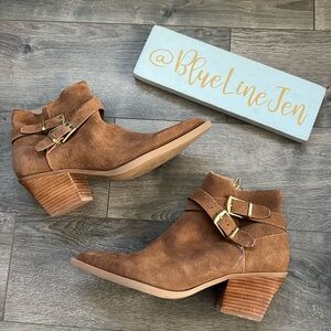 Dolce Vita Suede Roland Booties NWOT